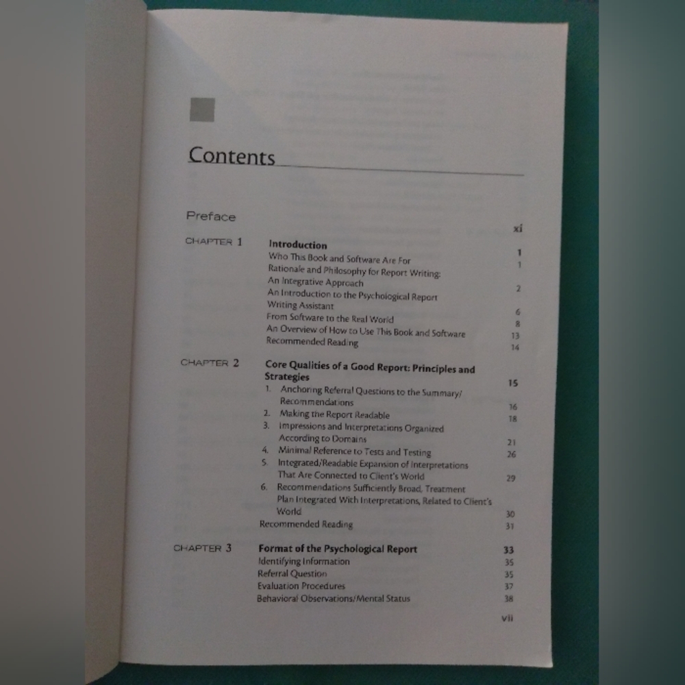 Psychological Report Writing Assistant Paperback Book with Software - Picture 4 of 5